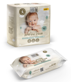 GOOD PHARM - רביעייה מגבונים לחים פרימיום בייבי מבושמים