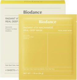 מסכת קולגן עם ניאצינמיד||BIODANCE - VITA NIACINAMIDE MASK